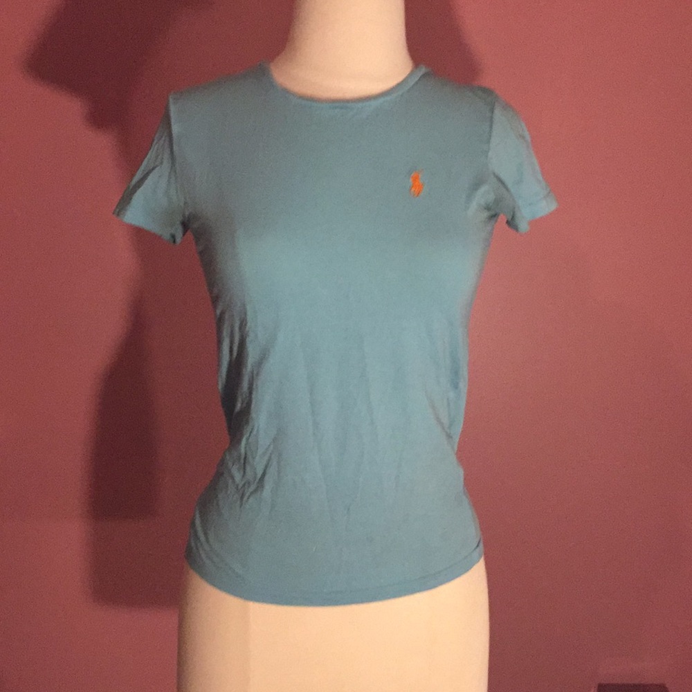 Ralph Lauren light blue t-shirt, size: XS
